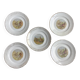 Set of 5 Moulin des Loups flat plates