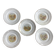 Set of 5 Moulin des Loups flat plates