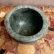 Art Deco period green marble bowl / catchall