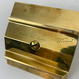 Scandinavian candle holder Model N°70 in brass, Pierre Forsell for Skultuna, 1960