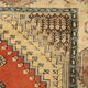 Antique Kars rug made of cotton and wool, hand-knotted, 102 x 100 in.