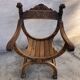 Fauteuil, chaise dagobert bois sculpté 19ème