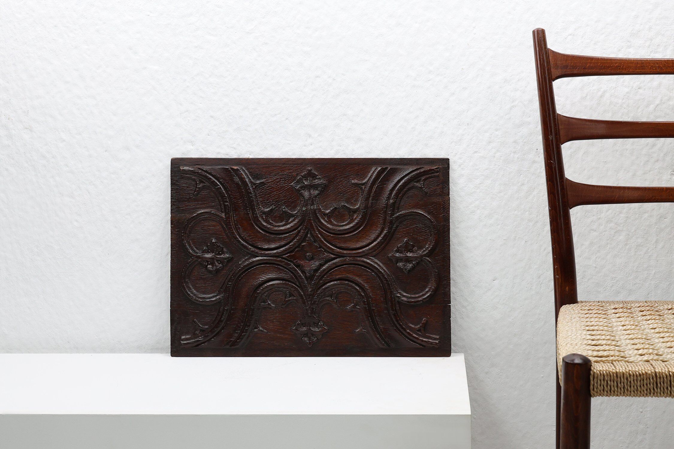 16th Century Hand-Crafted Gothic Panel in Oak, Belgium