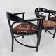 Set of 4 Black Lacquered Model 225 Thonet Armchairs, 1980s