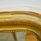 Late 19th century Napoleon III wood and stucco fireplace mirror 87x117cm