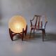 Mid-century wood and plexiglass floor lamp, Germany 1960s