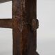 Rustic Spanish dining table, handmade in oak, 16th century