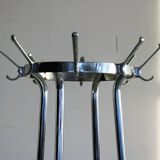 vintage standing coat rack | 70s | chrome