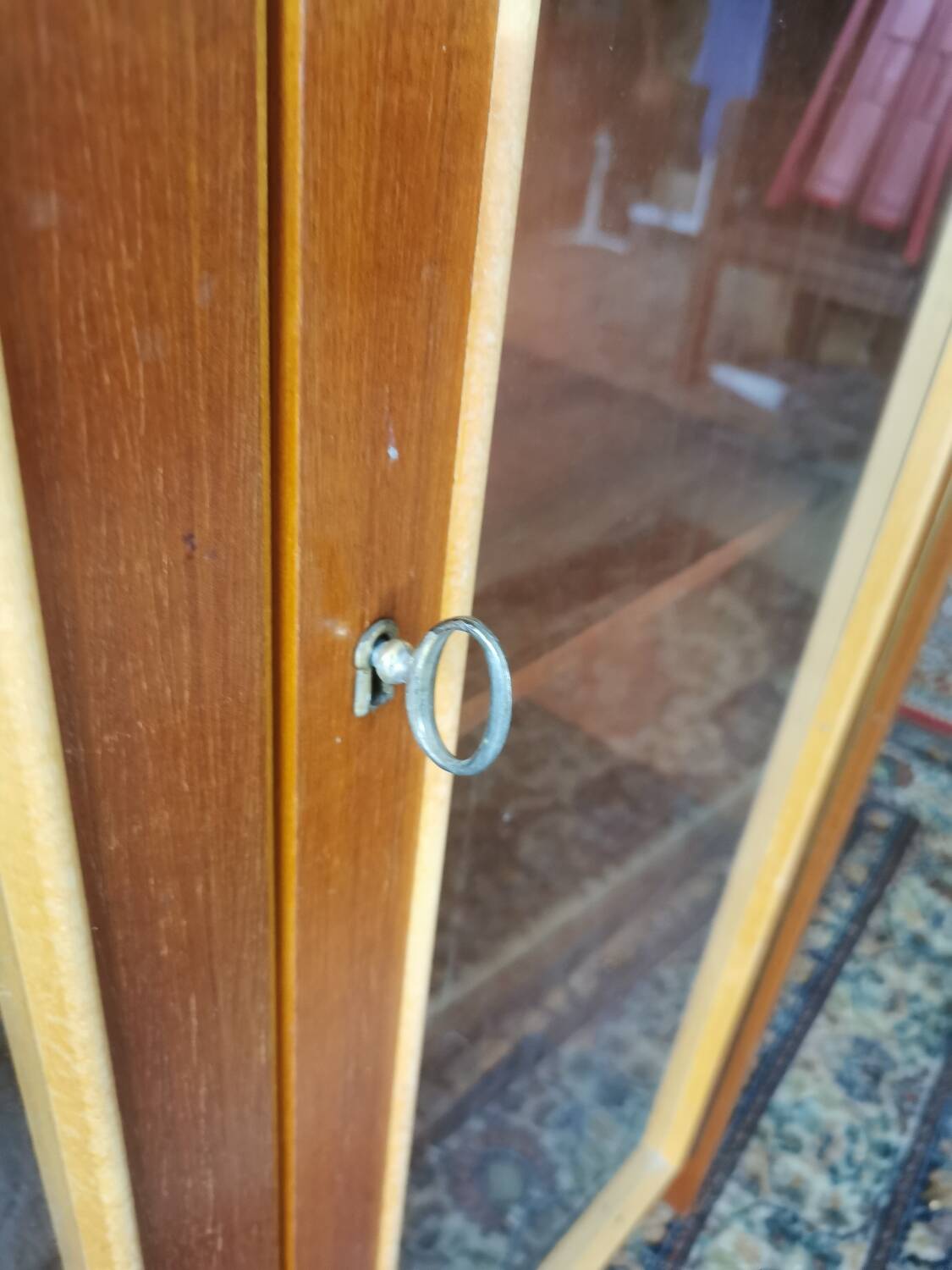 Vintage library display case