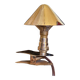 70s mushroom clip lamp