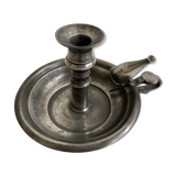 Tin candlestick with extinguisher