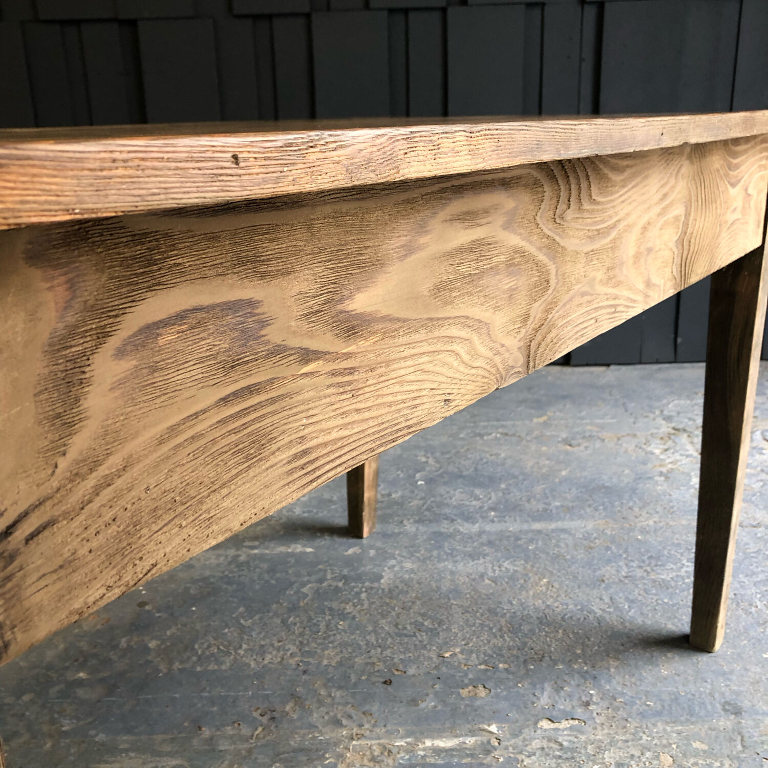 Table de ferme à 2 tiroirs