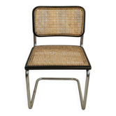 Black Cesca B32 chair by Marcel Breuer, stamped, Italy.