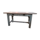Patinated farm table