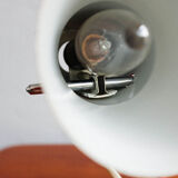 Vintage czechoslovakian red table lamp Drupol 21616, 1960s