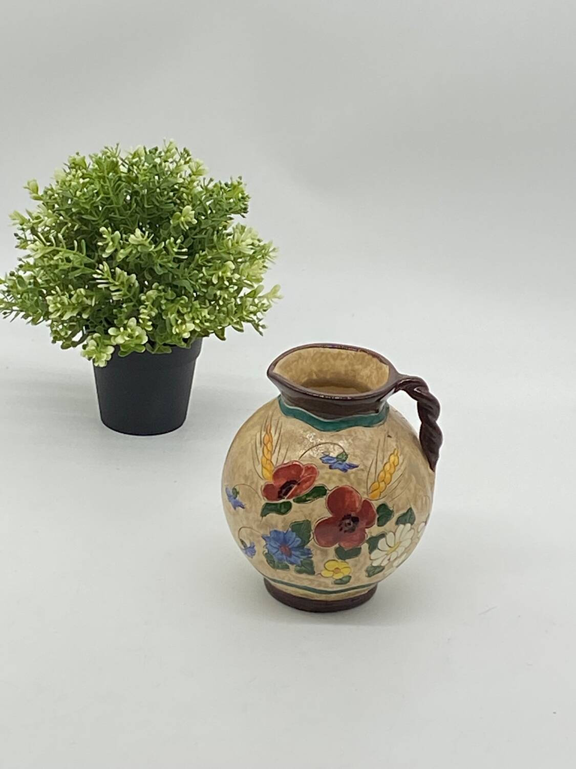 Vase / ceramic pitcher Vallauris J Massier, vintage, 1950,