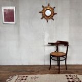 Office armchair bistrot Fischel cannée vintage cannage 1950