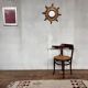 Office armchair bistrot Fischel cannée vintage cannage 1950