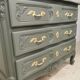 Vintage cherry wood commode refurbished