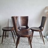 Set of 4 Scandinavian chairs from the 1960s.