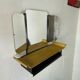 Mid-Century Modernist Tri-Fold Vanity Wall Mirror 1950s