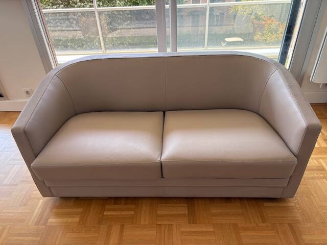Leather convertible sofa - NEOLOGY - Model Mercure