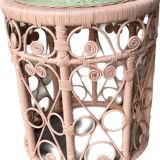 Beautiful rattan coffee table stool, wicker design 70