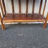 Rattan shelf