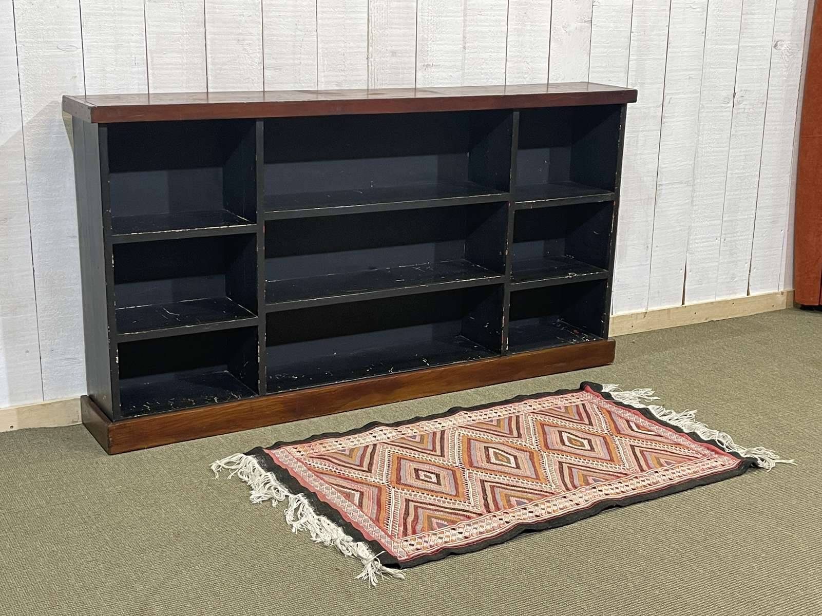 70s fir bookcase shelf