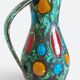 French Mid-Century Studio Pottery Pitcher/ Vase, Hand-Decorated, C. 1960
