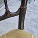 Napoleon III chair in blackened wood, 19th century