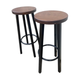 Pair of industrial stools