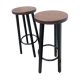 Pair of industrial stools