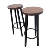 Pair of industrial stools