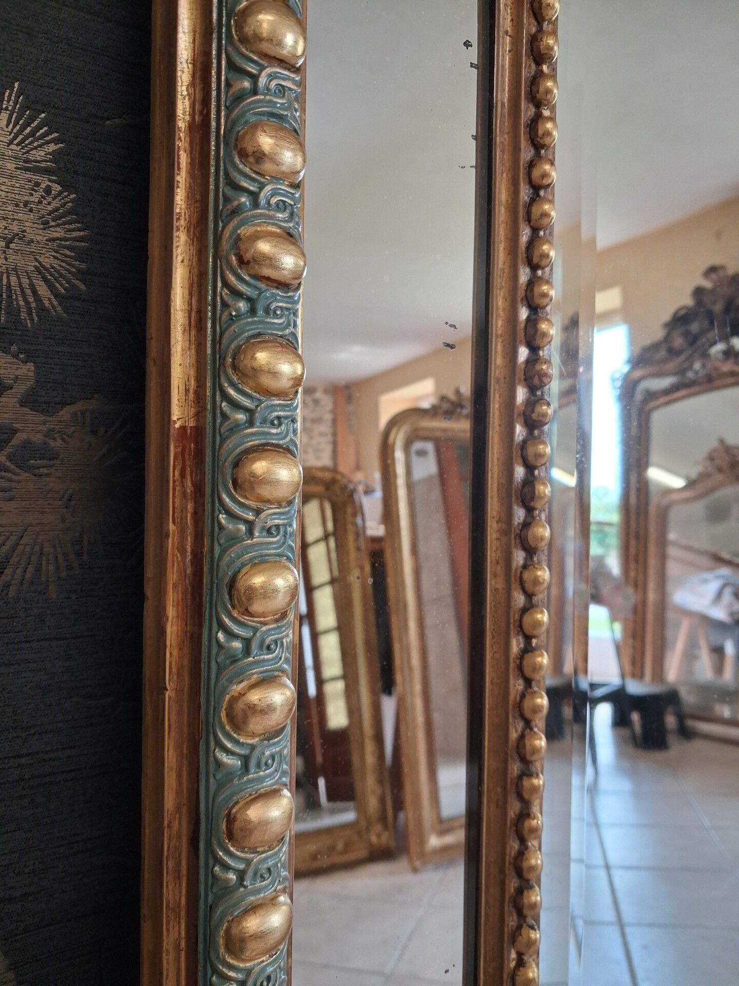 Mirror with shutters 144x83