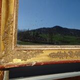 Antique Louis XVI style mirror, 84x50cm