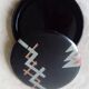 large round box in black lacquered wood Art Deco. Japan