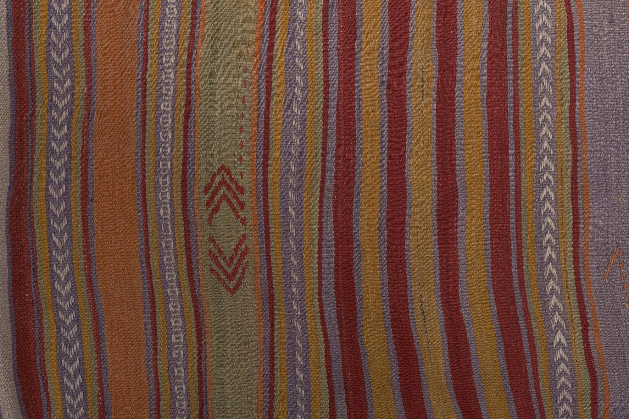 Vintage Turkish hallway rug 68x524 cm