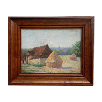 Oil painting by Desvouas, 1900