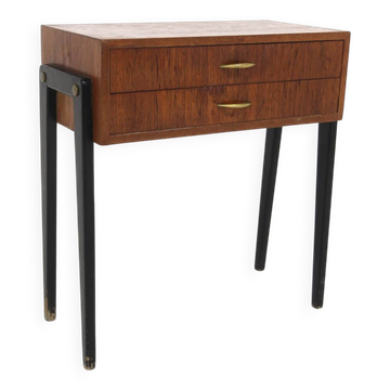 Scandinavian teak commode, Aktiebolaget Gustaf Lundgren, Sweden, 1950