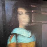 Belgian Pop'Art / Hyperrealist painting, oil on canvas painter, MACKOWIAK ERWIN, 1969