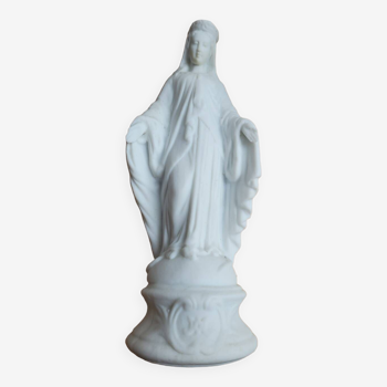 Statuette en biscuit de la Vierge en majesté