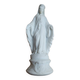 Statuette en biscuit de la Vierge en majesté