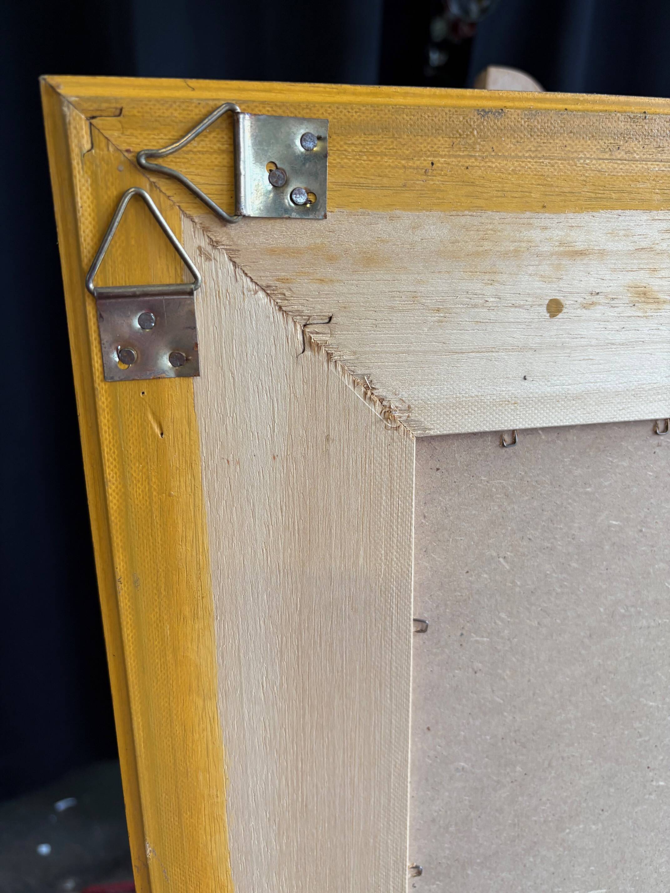 Large gilt mirror with beveled glass - Louis Philippe style