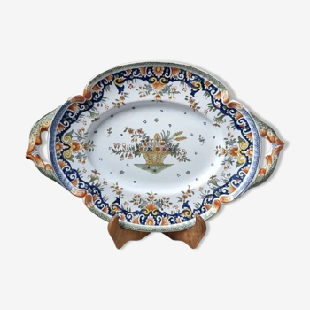 Dish with handles, Rouen