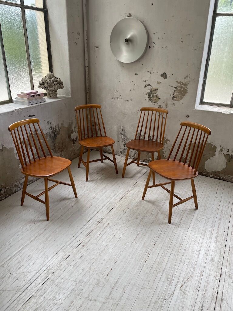 4 Scandinavian chairs Sweden Stolfabrik