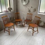 4 Scandinavian chairs Sweden Stolfabrik