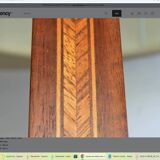 Lampe de table avec incrustations et abat-jour en soie