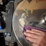 Artisan-Restored Mid-Century Armchair in Golden Mustard Velvet | Bruno Gonç