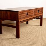 Small chest of drawers, hall or occasional furniture, Danish in rosewood.